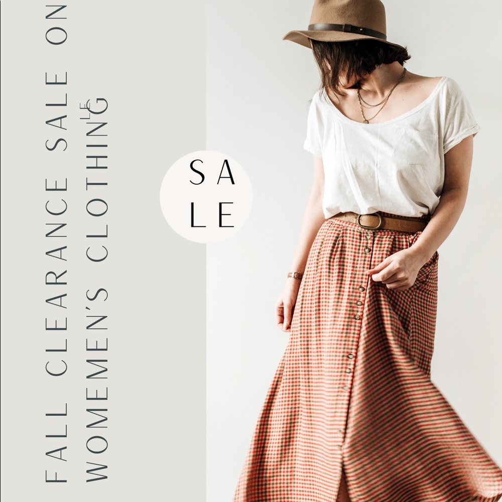 Fall Clearance sale